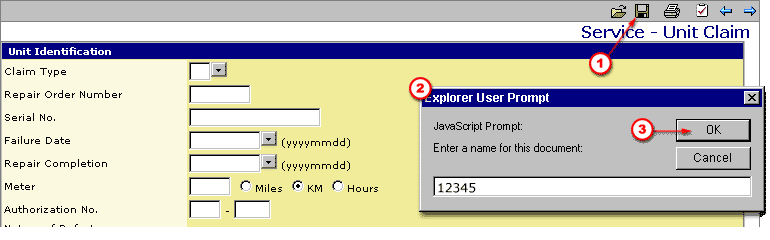 Unit Claim Unit Claim