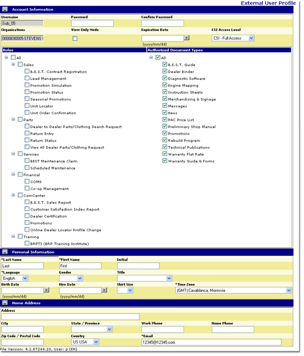 bossweb training